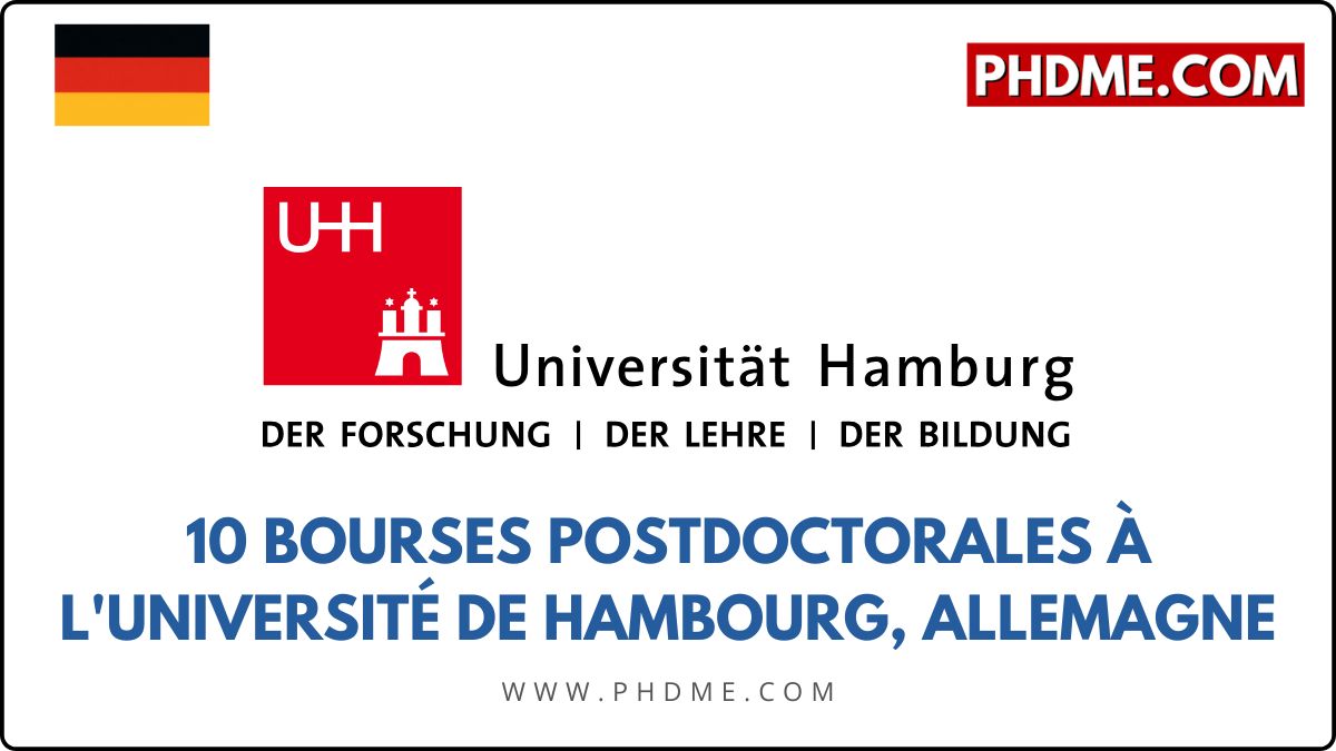 10 Bourses Postdoctorales à l'Université de Hambourg