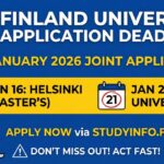 Finland's autumn 2026 university admission deadlines a complete guide for international students