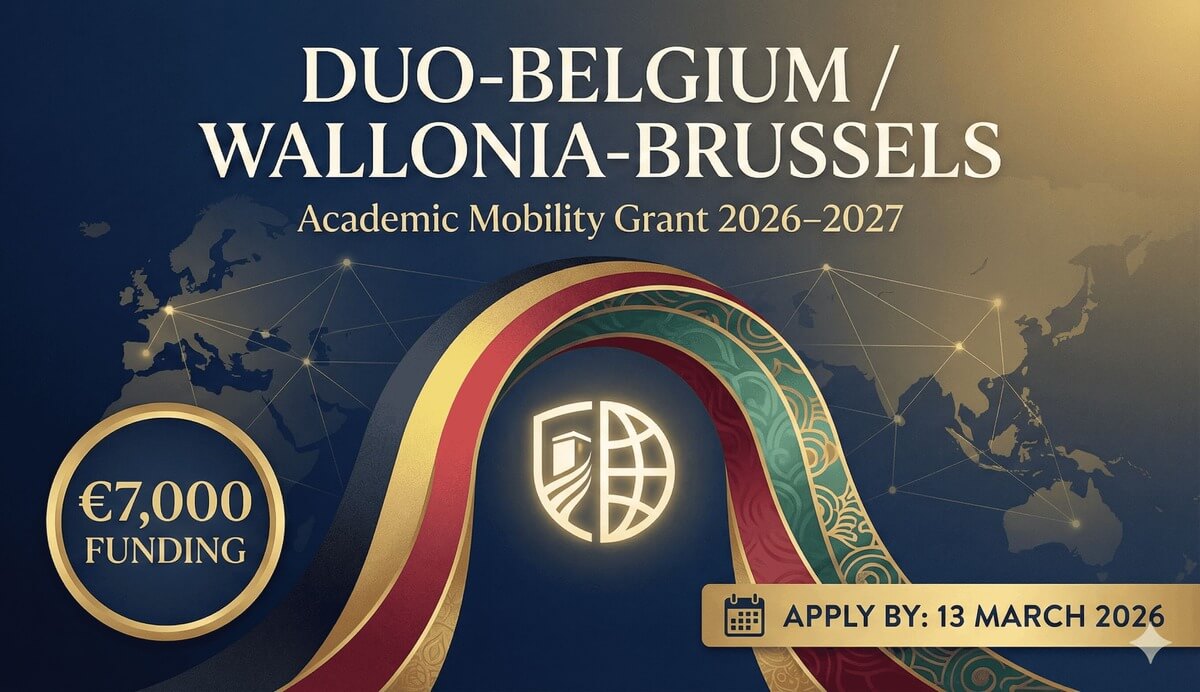DUO-BelgiumWallonia-Brussels €7,000 for Faculty Exchanges between Francophone Belgium and Asia-Pacific (2026–2027)