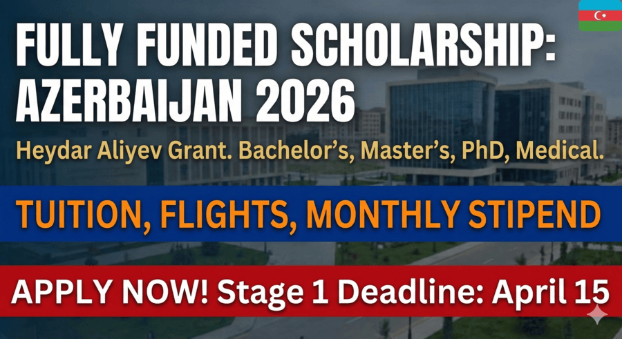 Heydar Aliyev International Education Grant Program 2026-2027